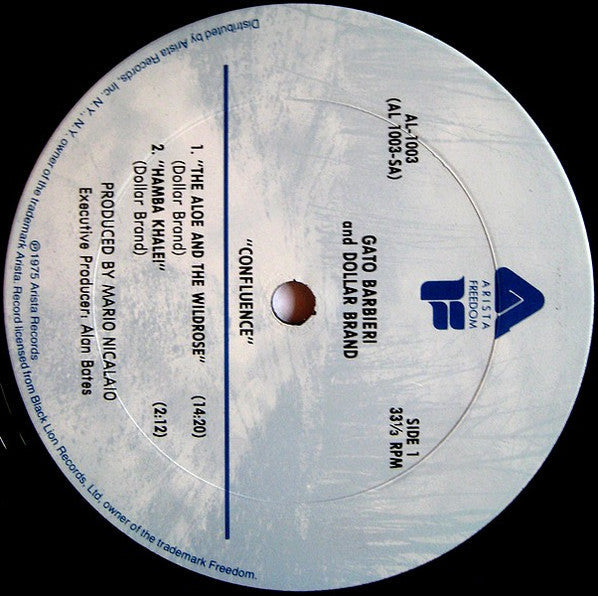 Gato Barbieri - Confluence (Vinyl, LP, Album, Reissue) Very Good Plus (VG+) / Very Good (VG)