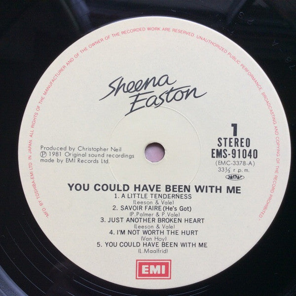 Sheena Easton - You Could Have Been With Me (LP, Album) - Very Good (VG) / Very Good (VG)