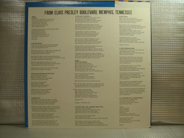 Elvis Presley - From Elvis Presley Boulevard, Memphis, Tennessee = From Memphis with Love (Vinyl, LP, Album, Stereo) Very Good Plus (VG+) / Very Good (VG)
