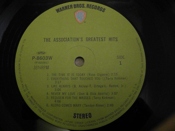 The Association (2) - Greatest Hits! (Vinyl, LP, Compilation, Reissue, Stereo) Near Mint (NM or M-) / Very Good Plus (VG+)