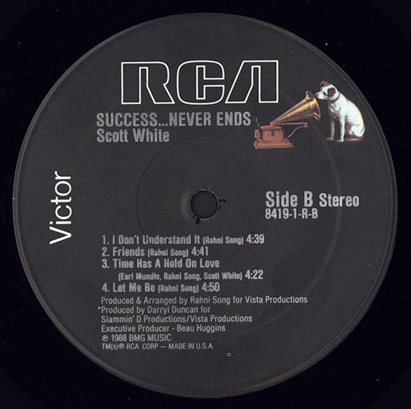 Scott White - Success... Never Ends (Vinyl, LP, Album) Very Good (VG) / Very Good (VG)