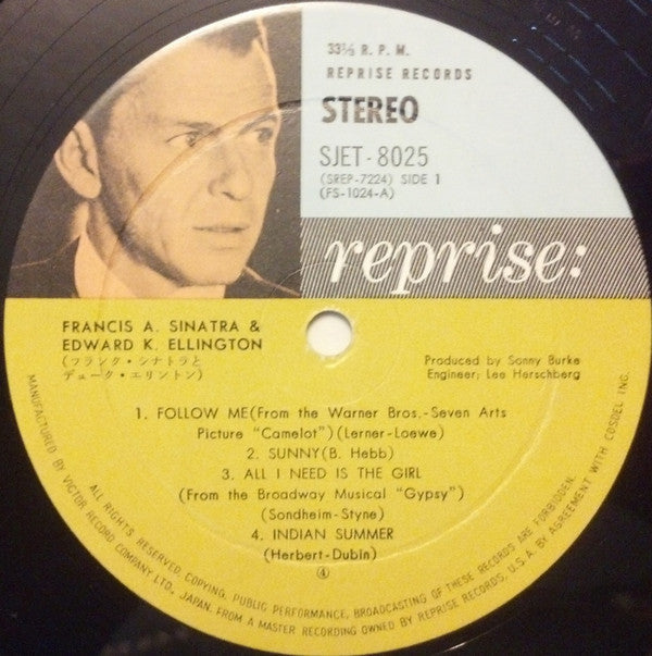 Frank Sinatra - Francis A. & Edward K. (Vinyl, LP, Album, Stereo) Good Plus (G+) / Good Plus (G+)