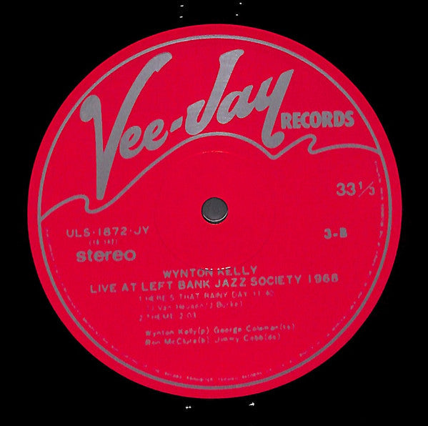 Wynton Kelly - Live At Left Bank Jazz Society 1968 (3xVinyl, LP, Album) Very Good Plus (VG+) / Very Good (VG)