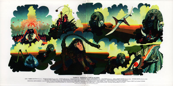 Emerson, Lake & Palmer - Tarkus (Vinyl, LP, Album, Limited Edition, Numbered, Reissue, Remastered, Stereo) Mint (M) / Mint (M)