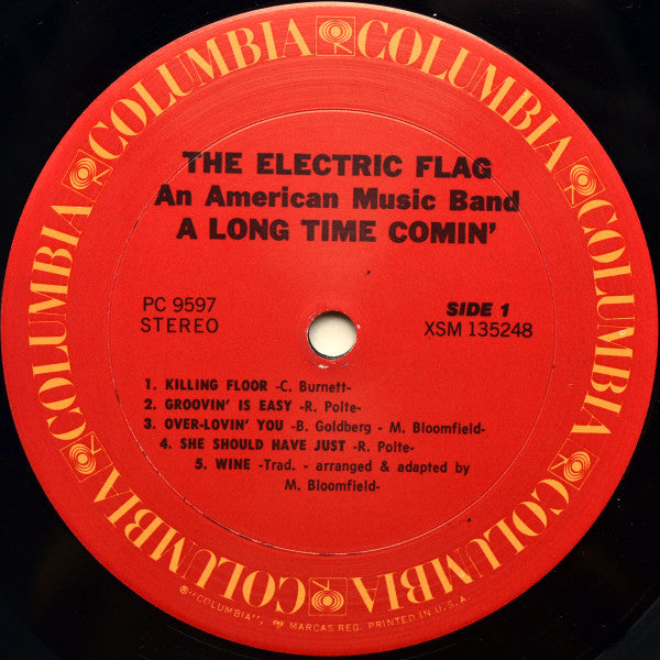 The Electric Flag - A Long Time Comin' (Vinyl, LP, Album, Reissue, Stereo) Very Good Plus (VG+) / Very Good (VG)