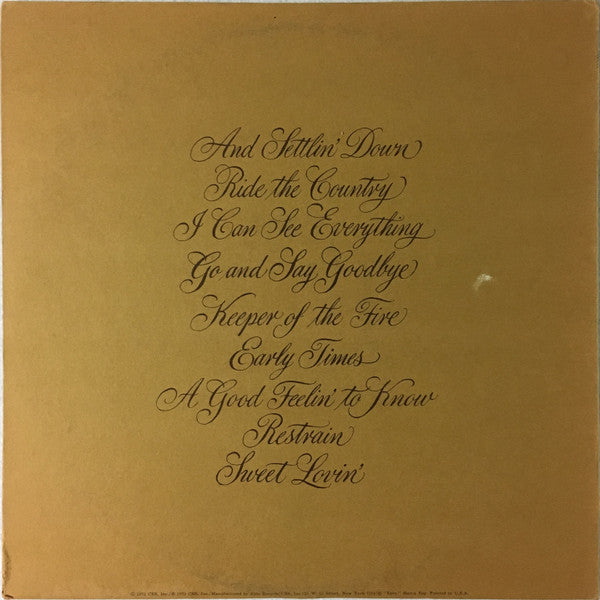 Poco (3) - A Good Feelin' To Know (Vinyl, LP, Album, Reissue) Very Good (VG) / Very Good Plus (VG+)
