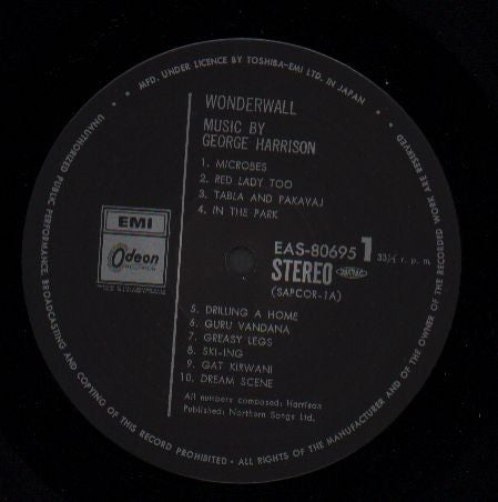 George Harrison - Wonderwall Music (Vinyl, LP, Album, Reissue, Repress) Very Good Plus (VG+) / Very Good (VG)
