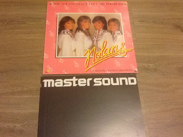 The Nolans - Don't Love Me Too Hard = やさしくラブ・ミー (Vinyl, LP, Album, Stereo) Very Good Plus (VG+) / Very Good (VG)