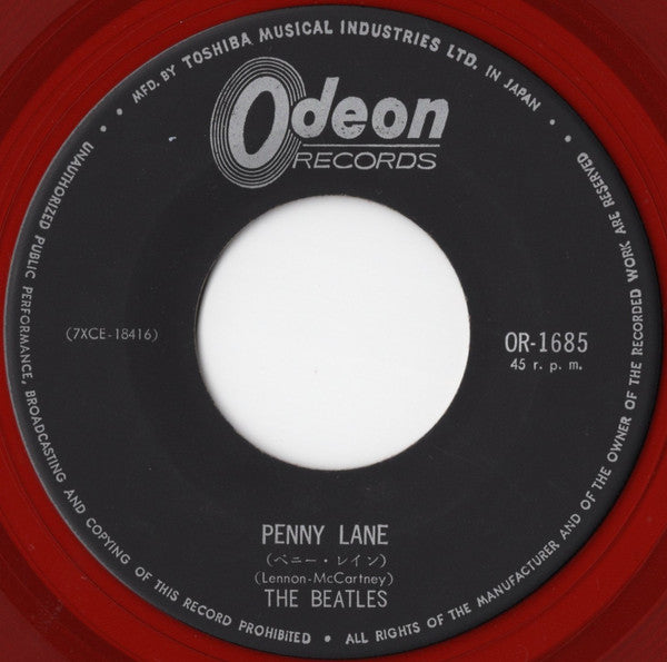 The Beatles - Strawberry Fields Forever / Penny Lane (Vinyl, 7", 45 RPM, Single) Very Good (VG) / Very Good (VG)