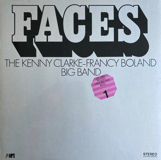 Clarke-Boland Big Band - Faces (17 Men And Their Music) (Vinyl, LP, Album) Very Good Plus (VG+) / Very Good (VG)