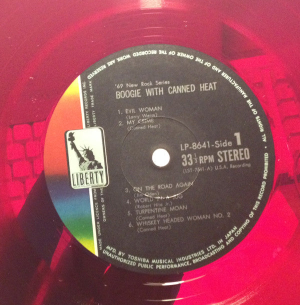 Canned Heat - Boogie With Canned Heat (Vinyl, LP, Album, Stereo) Very Good Plus (VG+) / Good Plus (G+)
