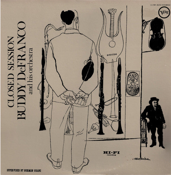 Buddy DeFranco And His Orchestra - Closed Session (Vinyl, LP, Album, Reissue) Very Good Plus (VG+) / Very Good Plus (VG+)