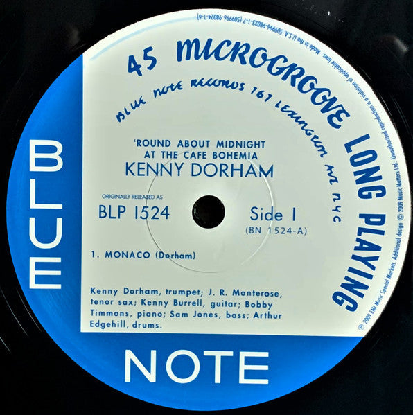 Kenny Dorham - 'Round About Midnight At The Cafe Bohemia (2xVinyl, 12", 45 RPM, Album, Limited Edition, Reissue, Mono) Very Good Plus (VG+) / Near Mint (NM or M-)