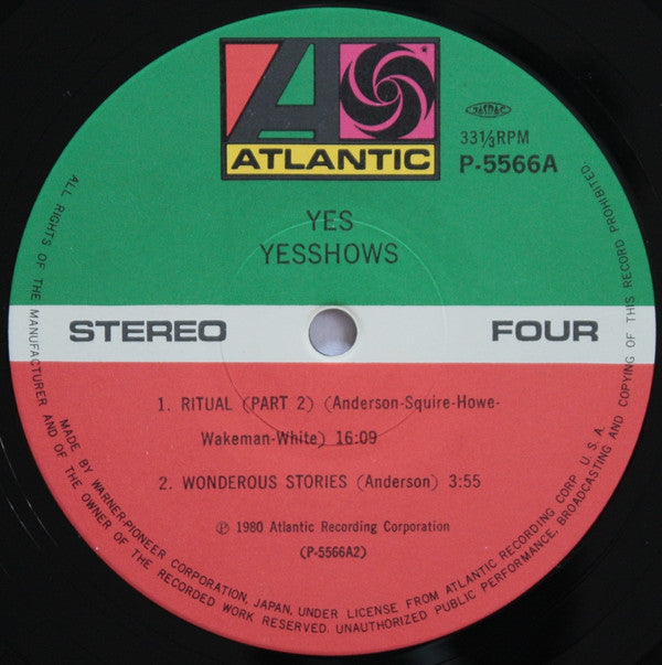 Yes - Yesshows (Vinyl, LP, Album)