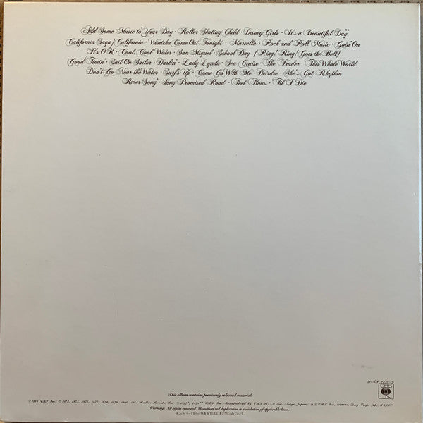 The Beach Boys - Ten Years Of Harmony (2xVinyl, LP, Compilation, Stereo) Near Mint (NM or M-) / Very Good Plus (VG+)