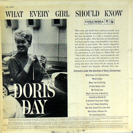 Doris Day - What Every Girl Should Know (Vinyl, LP, Mono) Very Good (VG) / Very Good (VG)