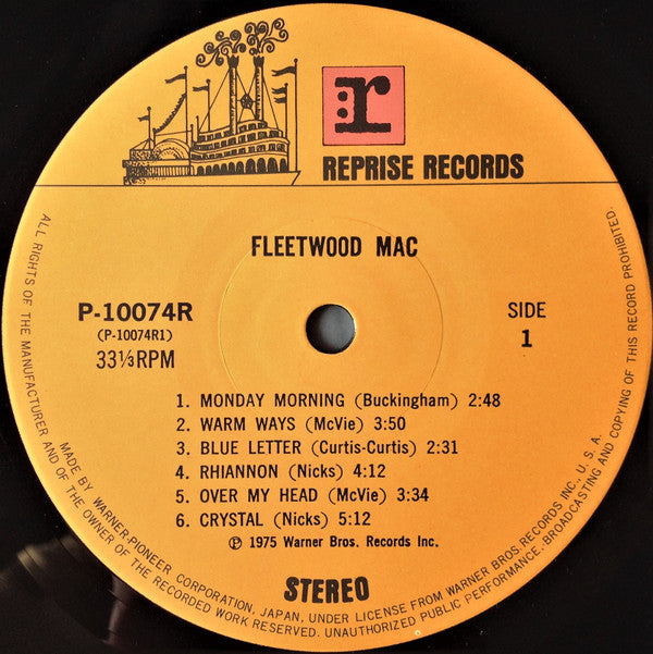 Fleetwood Mac - Fleetwood Mac (Vinyl, LP, Album, Repress, Stereo)
