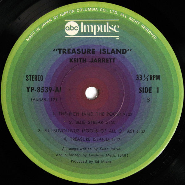 Keith Jarrett - Treasure Island (Vinyl, LP, Album, Reissue, Stereo)