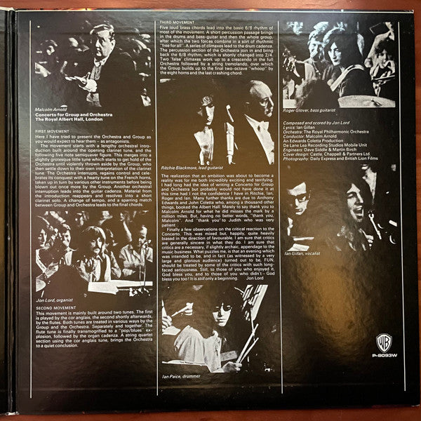 Deep Purple - Concerto For Group And Orchestra (Vinyl, LP, Album, R...