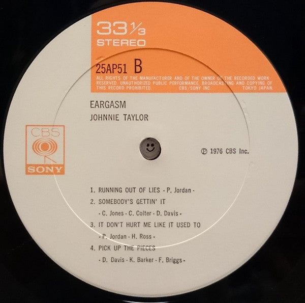 Johnnie Taylor - Eargasm (Vinyl, LP, Album) Very Good (VG) / Good Plus (G+)