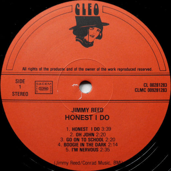 Jimmy Reed - Honest I Do (Vinyl, LP, Compilation, Stereo) Very Good (VG) / Very Good Plus (VG+)