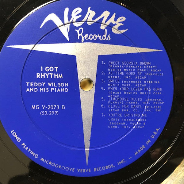 Teddy Wilson - I Got Rhythm (Vinyl, LP) Good Plus (G+) / Good Plus (G+)