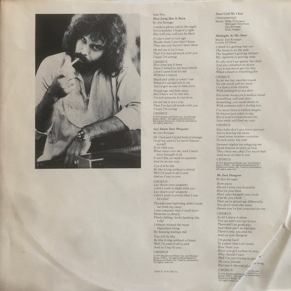 Jim Krueger - Sweet Salvation (Vinyl, LP, Album) Good Plus (G+) / Very Good (VG)