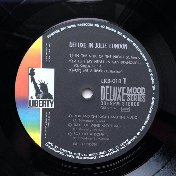 Julie London - Deluxe In Julie London (Vinyl, LP, Compilation, Delu...