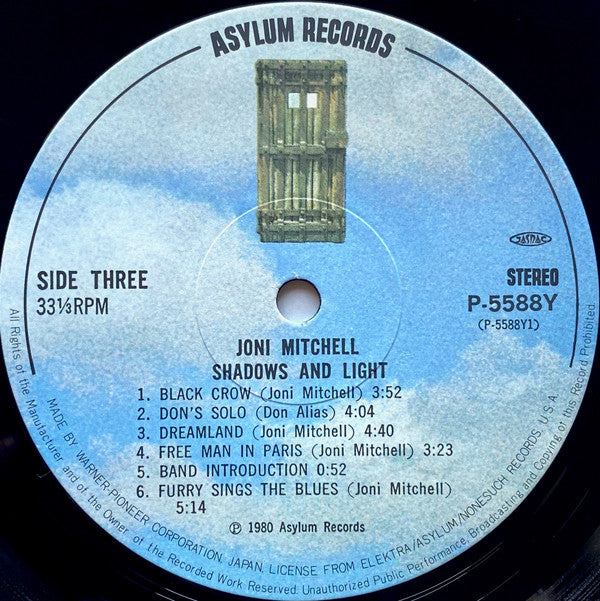 Joni Mitchell - Shadows And Light (Vinyl, LP, Album)