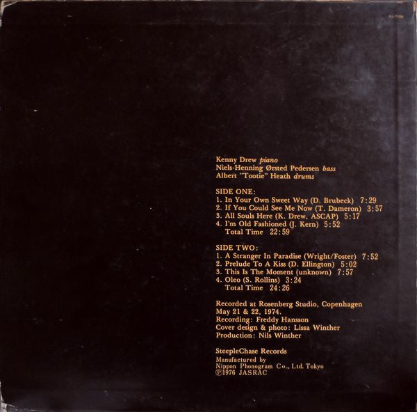 The Kenny Drew Trio - If You Could See Me Now (Vinyl, LP, Album, Re...