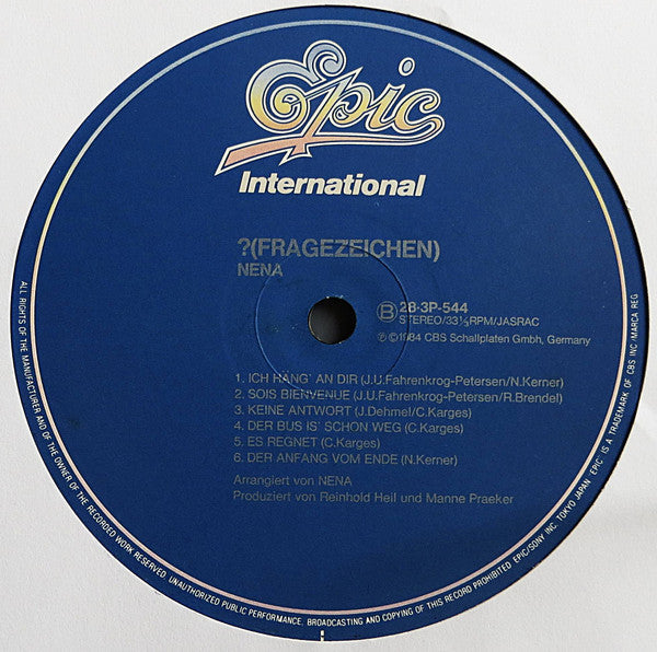 Nena - ? (Fragezeichen) (Vinyl, LP, Album)