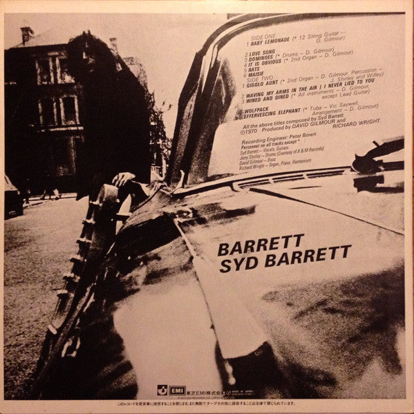 Syd Barrett - Barrett (Vinyl, LP, Album, Reissue) Very Good (VG) / Good Plus (G+)
