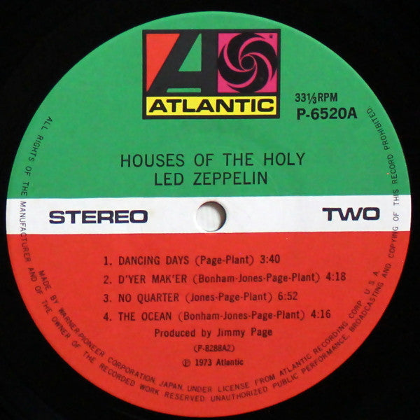 Led Zeppelin - Houses Of The Holy (Vinyl, LP, Album, Limited Editio...