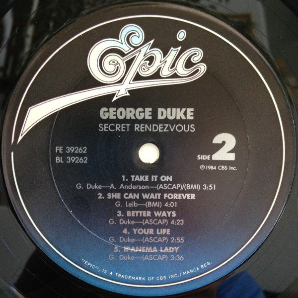 George Duke - Rendezvous (Vinyl, LP, Album) Very Good Plus (VG+) / Very Good (VG)
