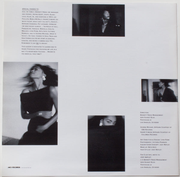 Jody Watley - Jody Watley (Vinyl, LP, Album, Promo) Very Good Plus (VG+) / Good Plus (G+)