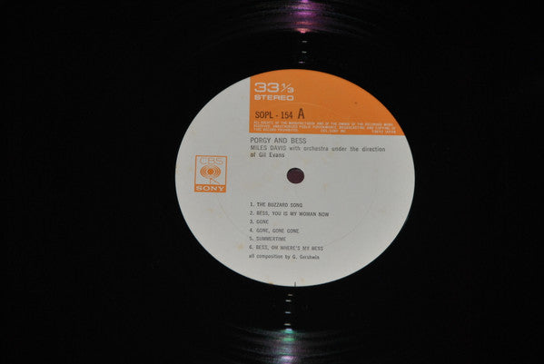 Miles Davis - Porgy And Bess (Vinyl, LP, Album, Reissue, Stereo)