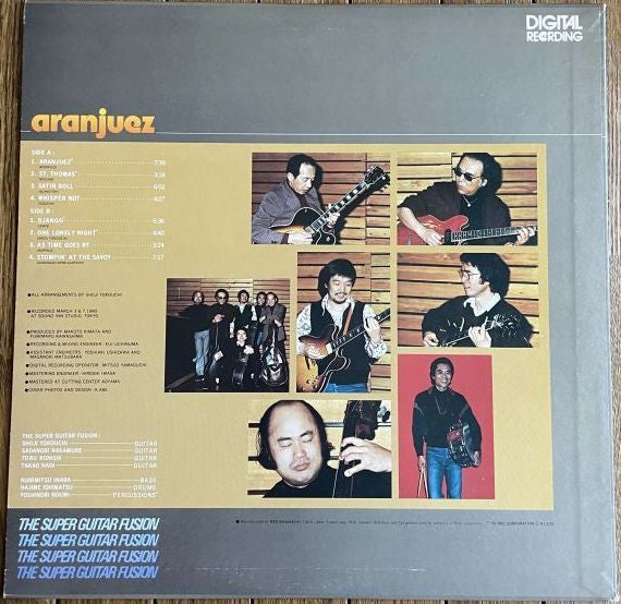 The Super Guitar Fusion - Aranjuez (Vinyl, LP, Album) Very Good Plus (VG+) / Very Good Plus (VG+)