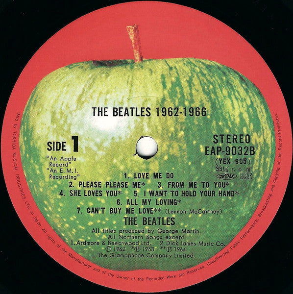 The Beatles - 1962-1966 = 1962年〜1966年 (Vinyl, LP, Album, Compilatio...