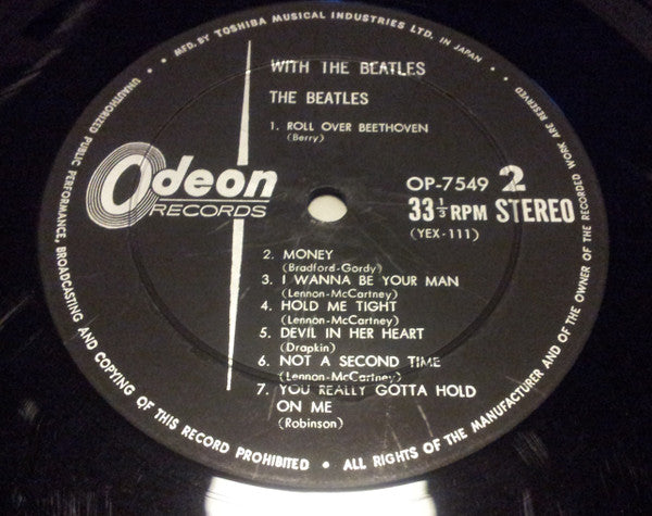 The Beatles - With The Beatles (Vinyl, LP, Album, Stereo) Very Good (VG) / Good Plus (G+)