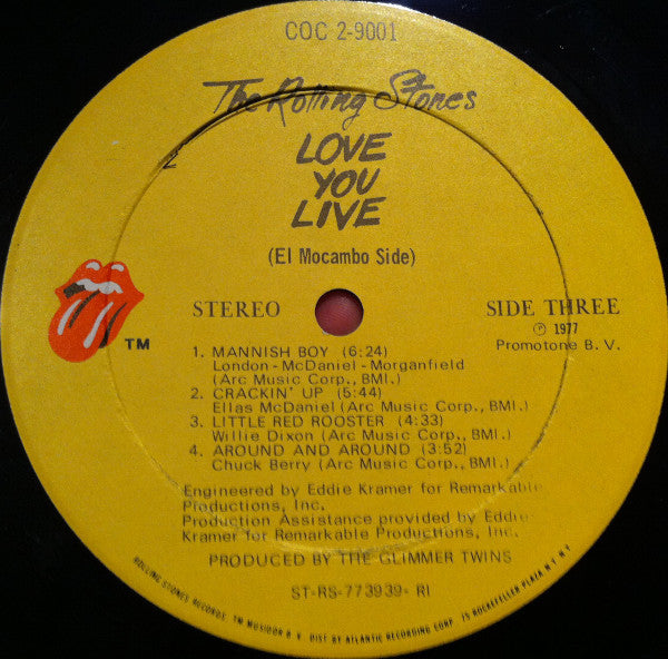 The Rolling Stones - Love You Live (2xVinyl, LP, Album) Good Plus (G+) / Good Plus (G+)