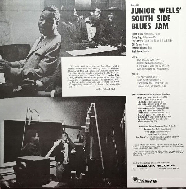 Junior Wells - Southside Blues Jam (Vinyl, LP, Album, Reissue)
