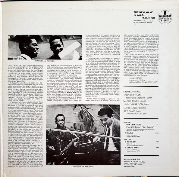 The John Coltrane Quartet - The John Coltrane Quartet Plays (Vinyl,...