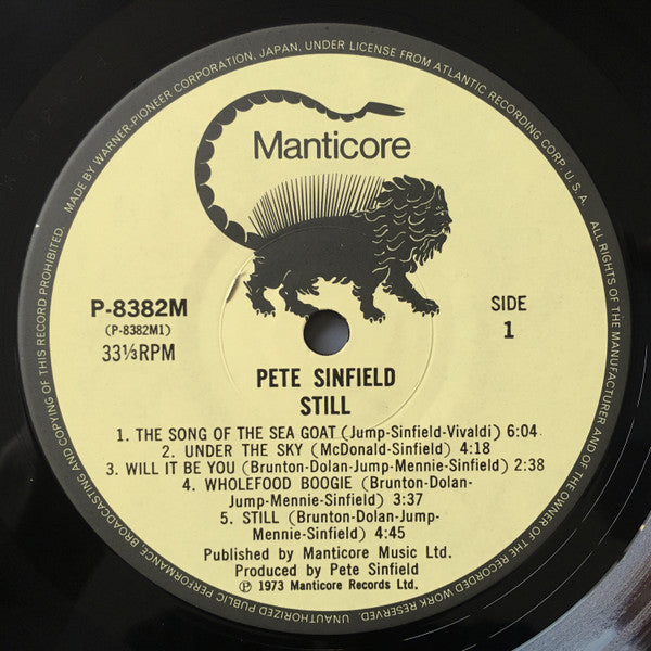 Peter Sinfield - Still (Vinyl, LP, Album)