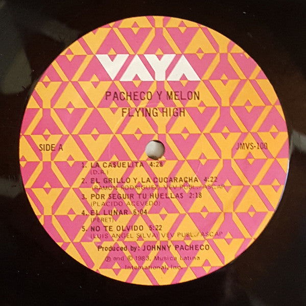 Pacheco y Melón - Flying High (Vinyl, LP) Very Good (VG) / Very Good Plus (VG+)