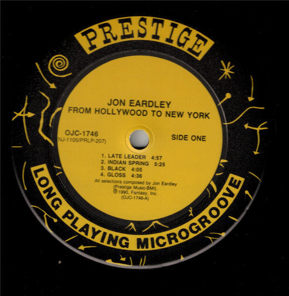 Jon Eardley - From Hollywood To New York (Vinyl, LP, Compilation, R...