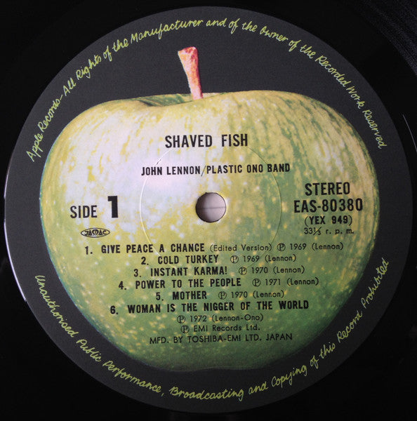 John Lennon - Shaved Fish (Vinyl, LP, Compilation, Reissue, Stereo)