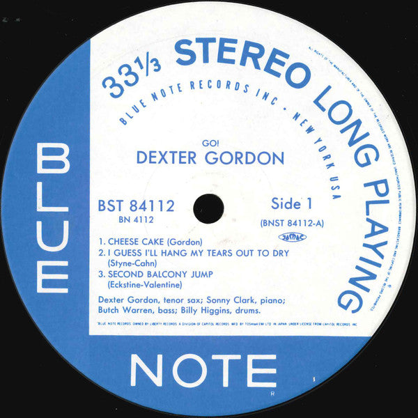 Dexter Gordon - Go! (Vinyl, LP, Album, Reissue, Stereo) Very Good Plus (VG+) / Near Mint (NM or M-)
