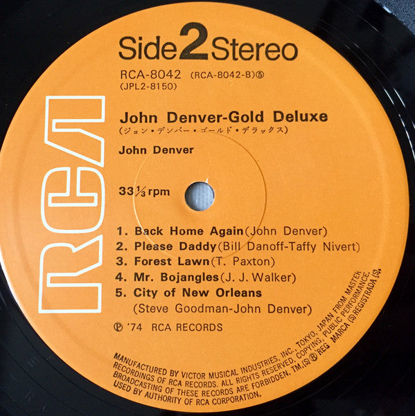 John Denver - Gold Deluxe (Vinyl, LP, Compilation)