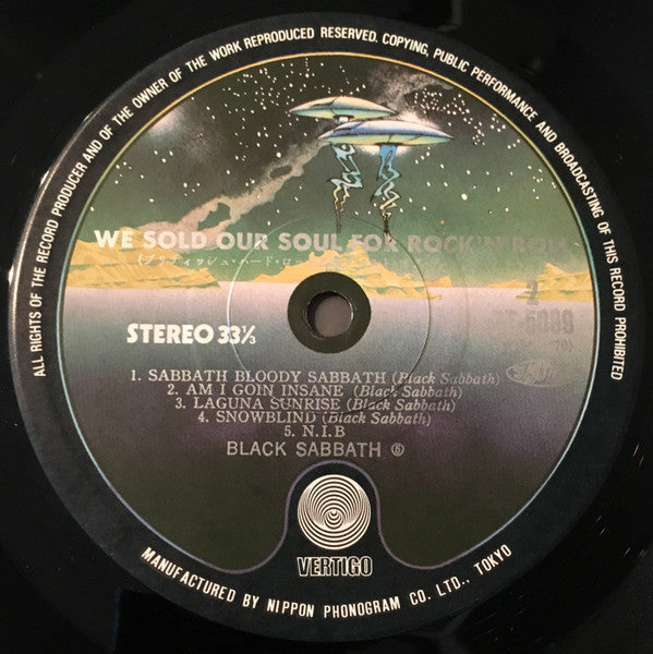 Black Sabbath - We Sold Our Soul For Rock 'N' Roll (2xVinyl, LP, Compilation) Very Good Plus (VG+) / Very Good Plus (VG+)