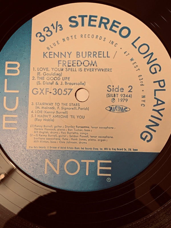 Kenny Burrell - Freedom (Vinyl, LP, Album, Limited Edition) Near Mint (NM or M-) / Near Mint (NM or M-)